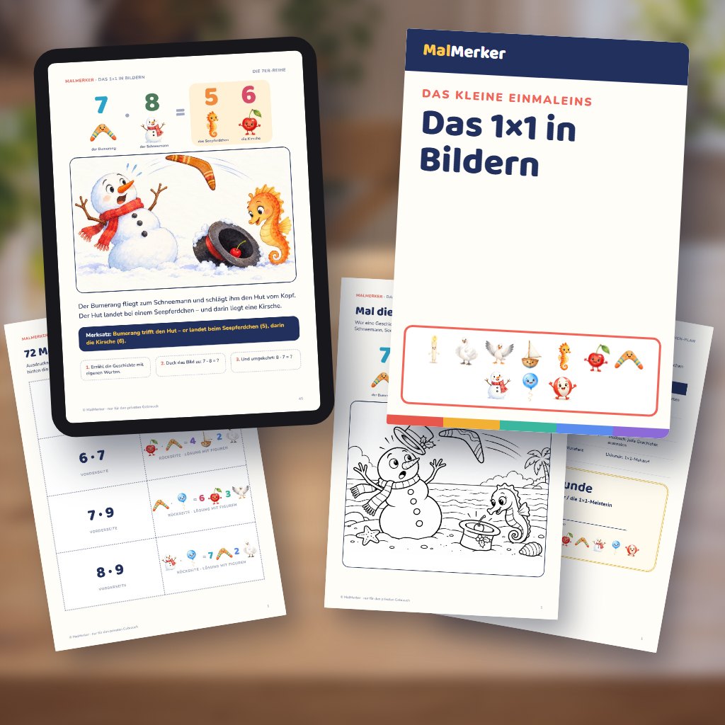 MalMerker-Paket: Buch, Merkkarten, Malbuch und 4-Wochen-Plan